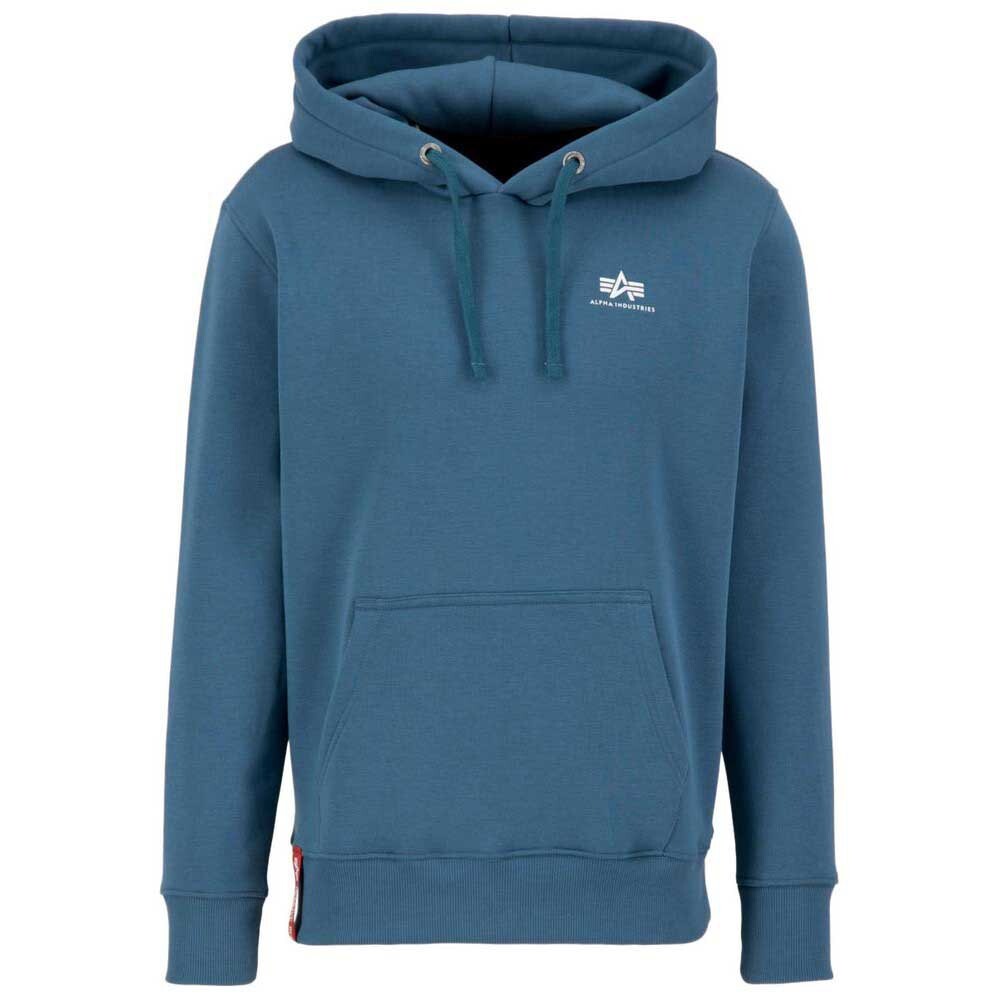

Худи Alpha Industries Basic Small Logo, синий