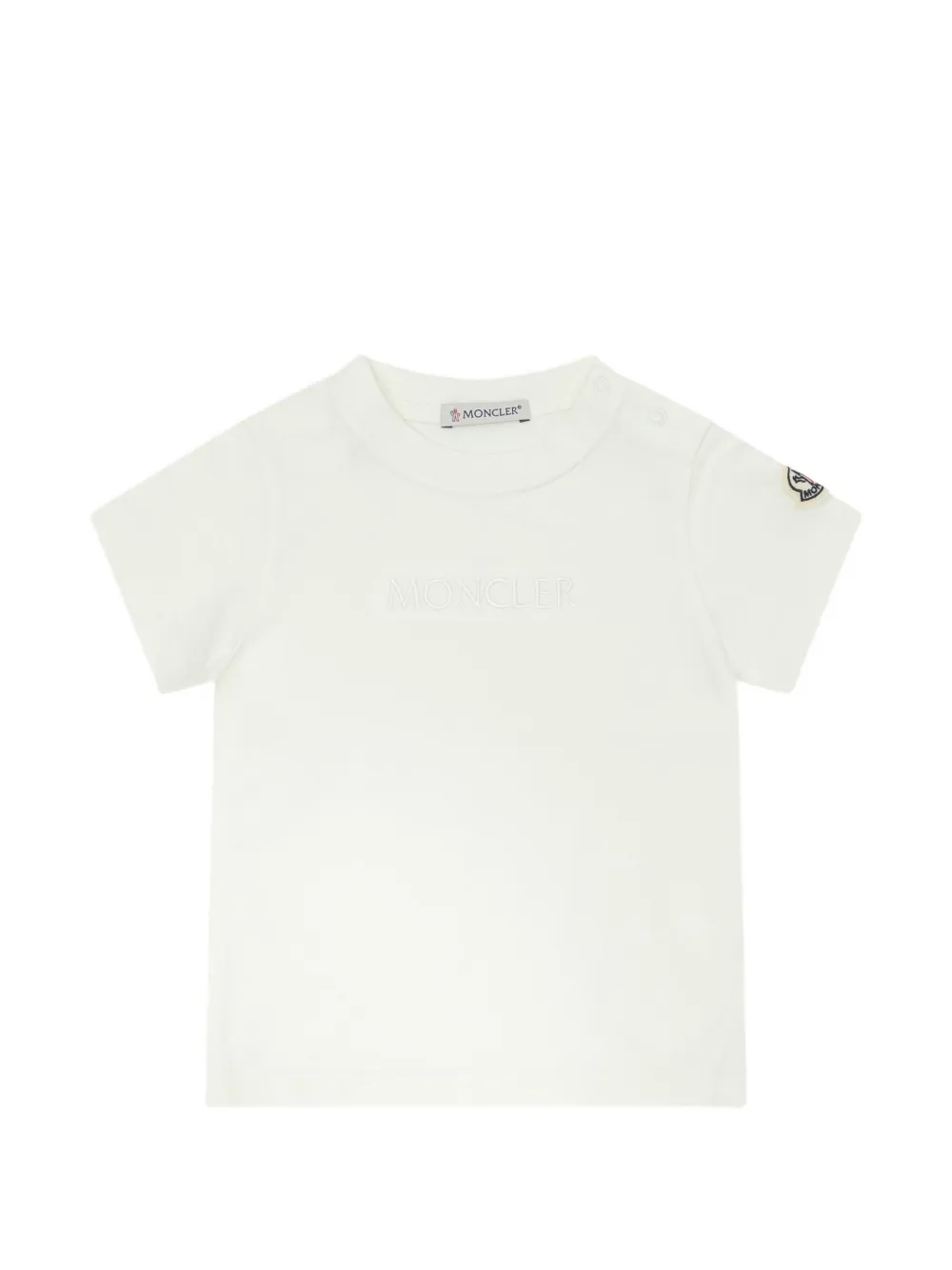 Футболка Moncler Enfant, бежевый