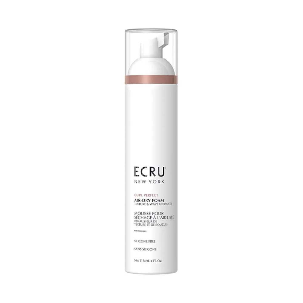 Пенка для укладки волос ECRU New York Curl Perfect Air-Dry Foam, крем-пенка для укладки волос, средство против пушистости, 113 мл.
