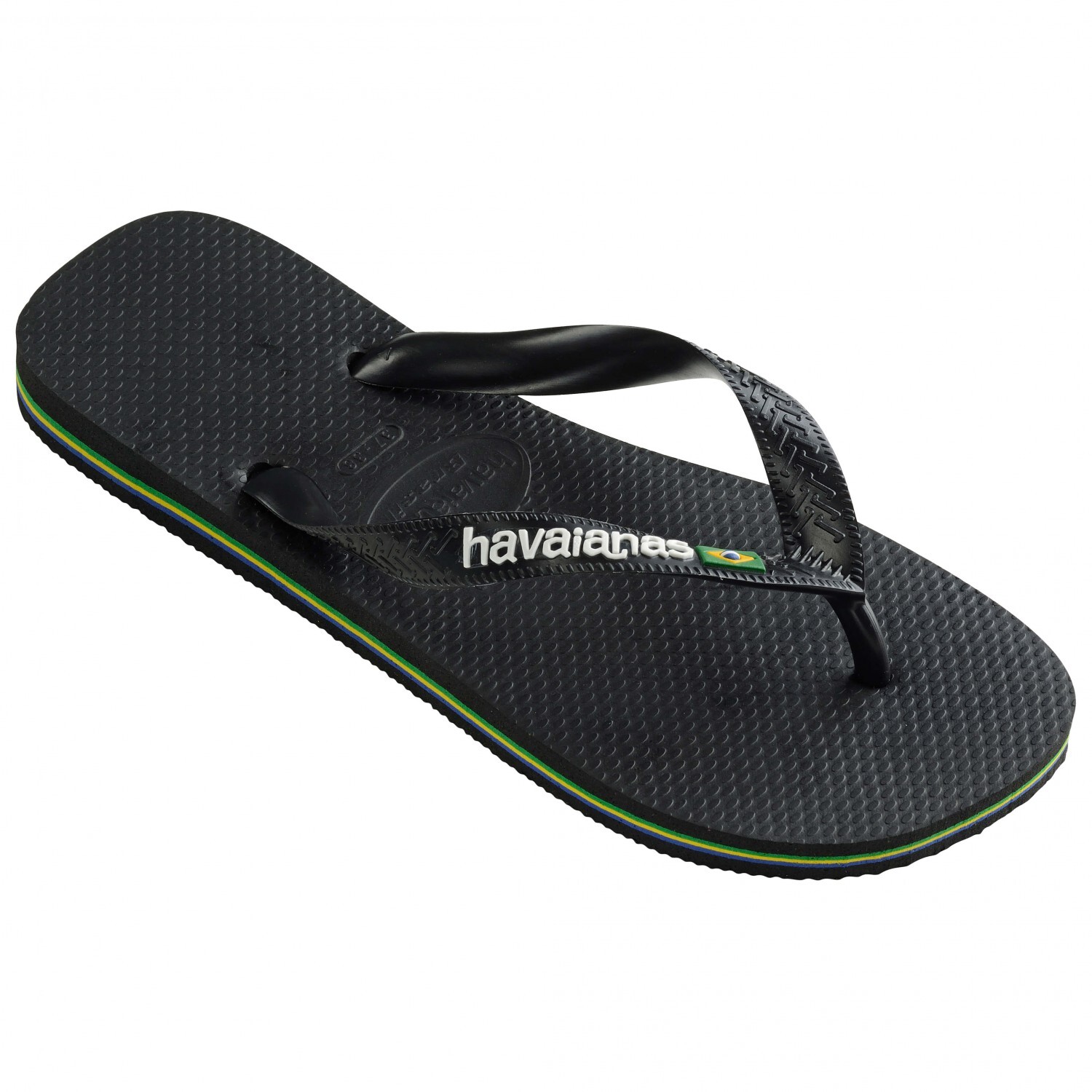 

Сандалии Havaianas Kid's Brasil Logo, цвет Black/Black