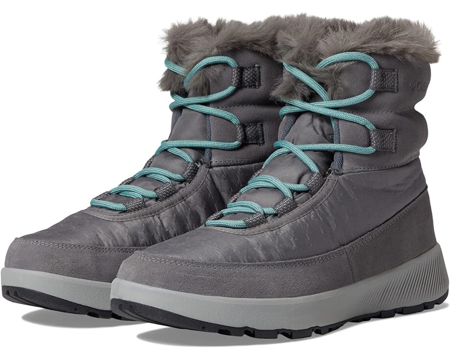

Ботинки Columbia Slopeside Peak Luxe, цвет City Grey/Dusty Green