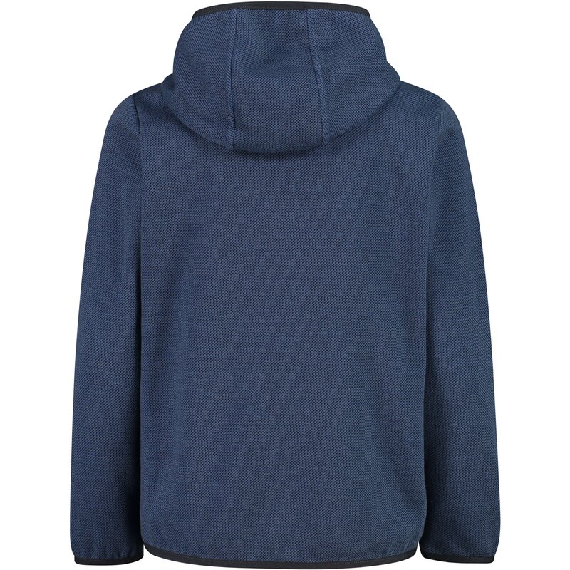 Детская куртка Kapuzensweat с фиксированным капюшоном Cmp, цвет bluesteel-nero — фото 2