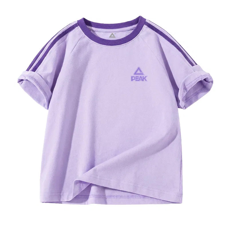 Футболка детская с круглым вырезом PEAK Light Purple