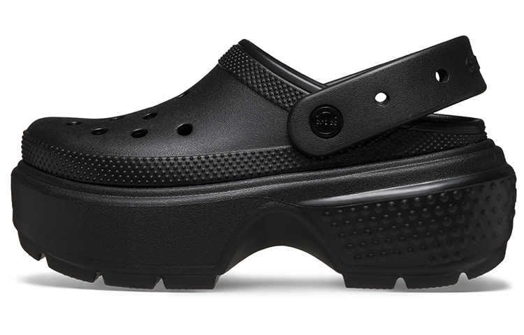 Классические кроксы 'Black' женские Crocs, черные (в комплекте 5 штук Smart Star)