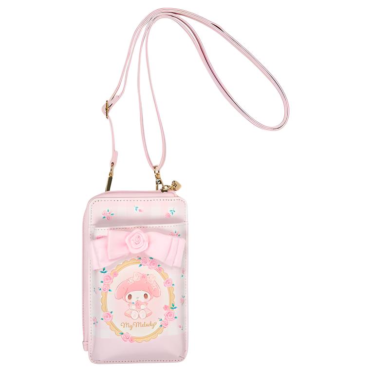 

Sanrio Полиэстеровый чехол для телефона на одно плечо, обычный, женский, розовый