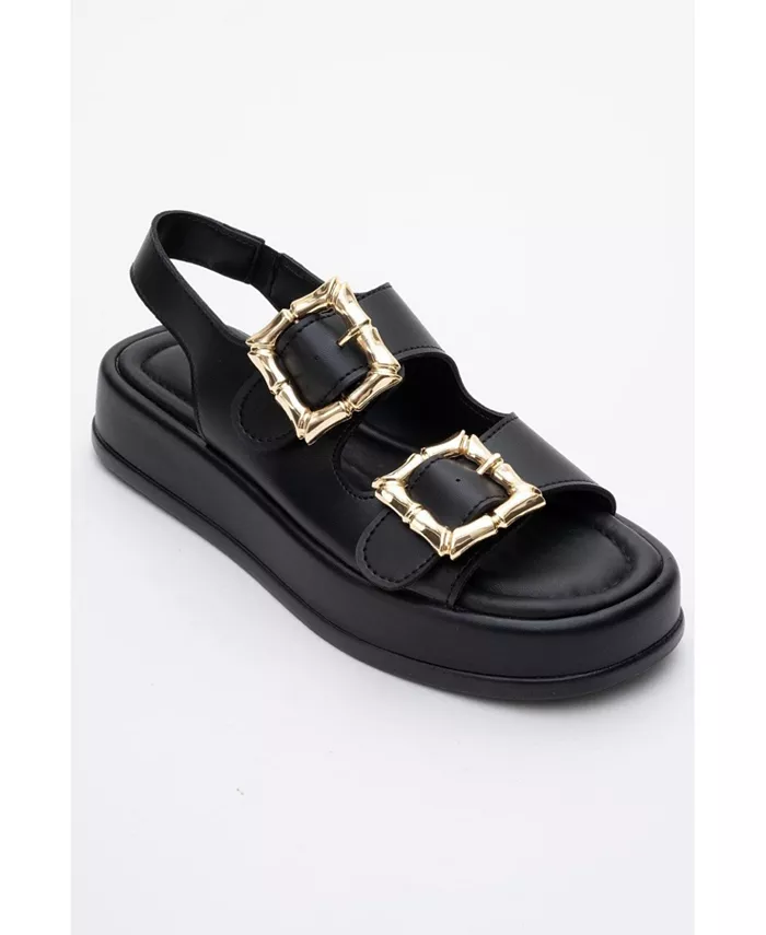 Сандалии Slope с двойным ремешком (женские) Prologue Shoes, черный