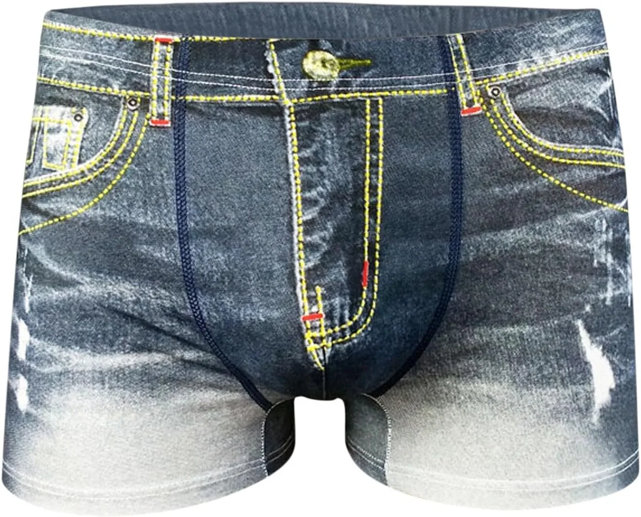 Боксеры джинсовые, Men's Trendy, серый — фото 4