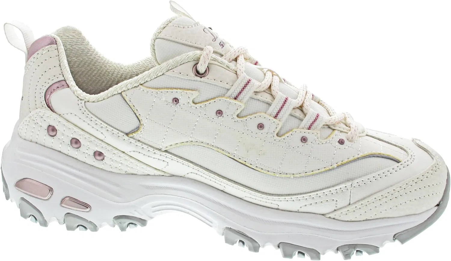 Женские кроссовки Skechers 149267 Wlv, White Duraleather Lavender Trim — фото 3