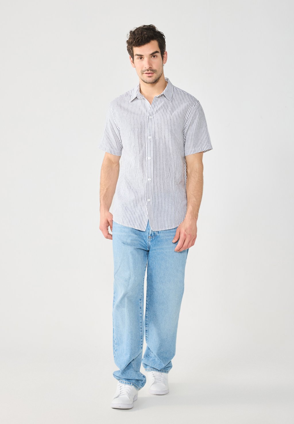 

Рубашка LINEN MIX BLEND 2 PACK Pier One by Zalando, серый
