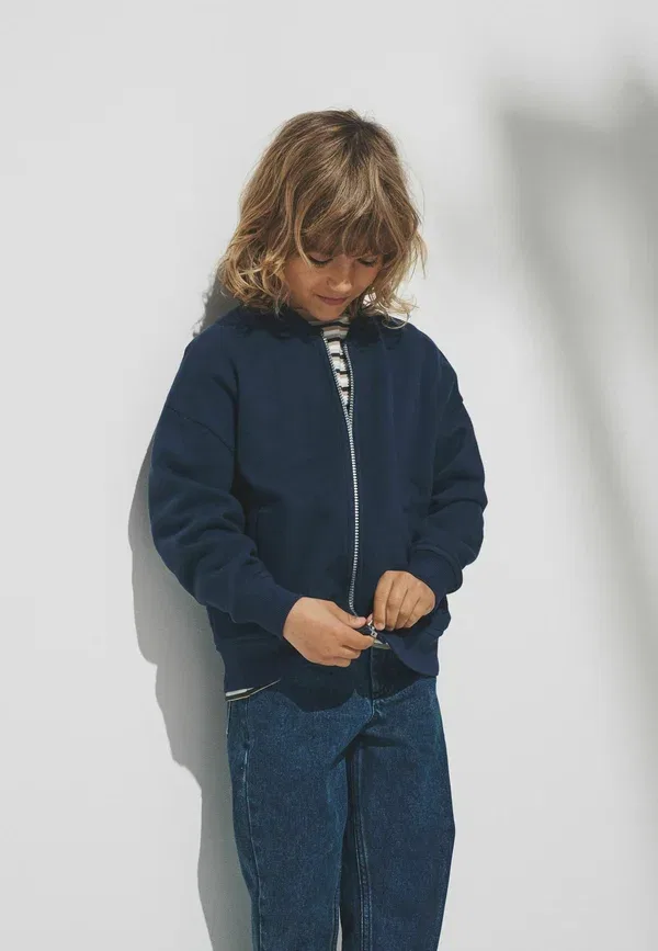 Толстовка на молнии, 4 шт, Regular fit, The Set, Navy Blue, Green, Cream, темно-синий/зеленый/кремовый — фото 3