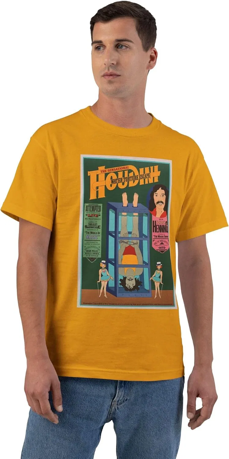 Мужская футболка с коротким рукавом Hanes 5180, Gold — фото 2