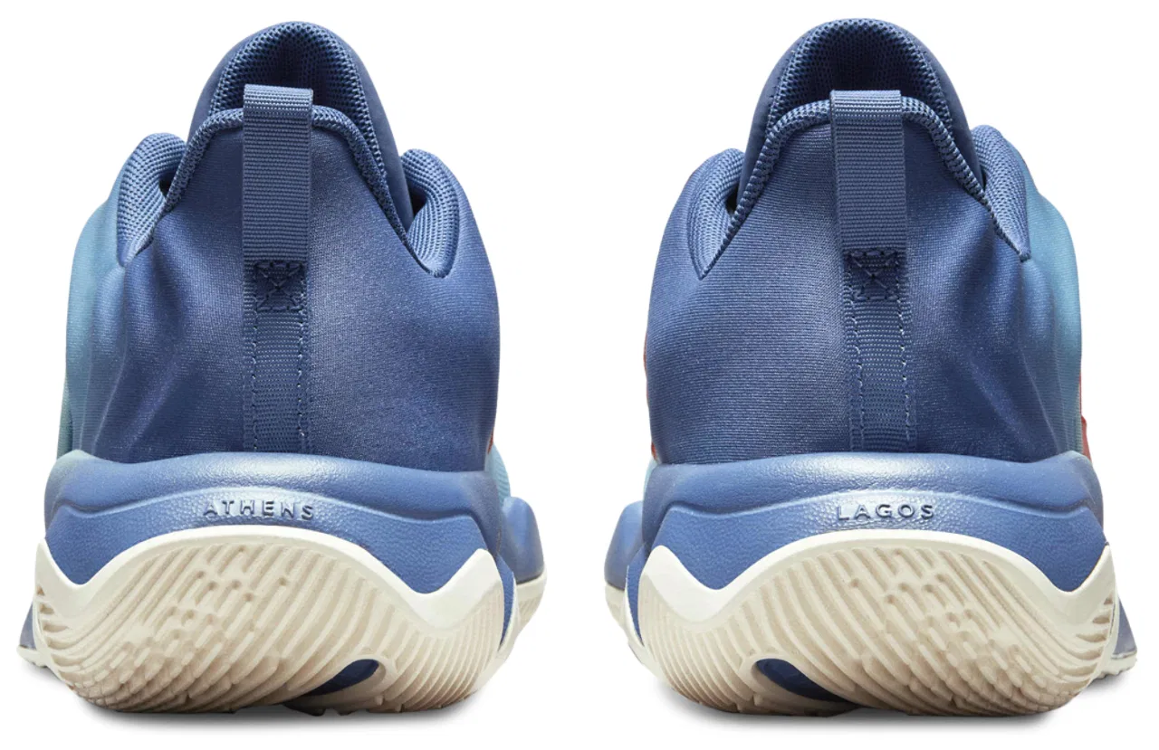 Кроссовки для мальчиков Giannis Immortality 4 Nike, цвет Denim Turquoise/Cosmic Clay/Mystc Navy — фото 3