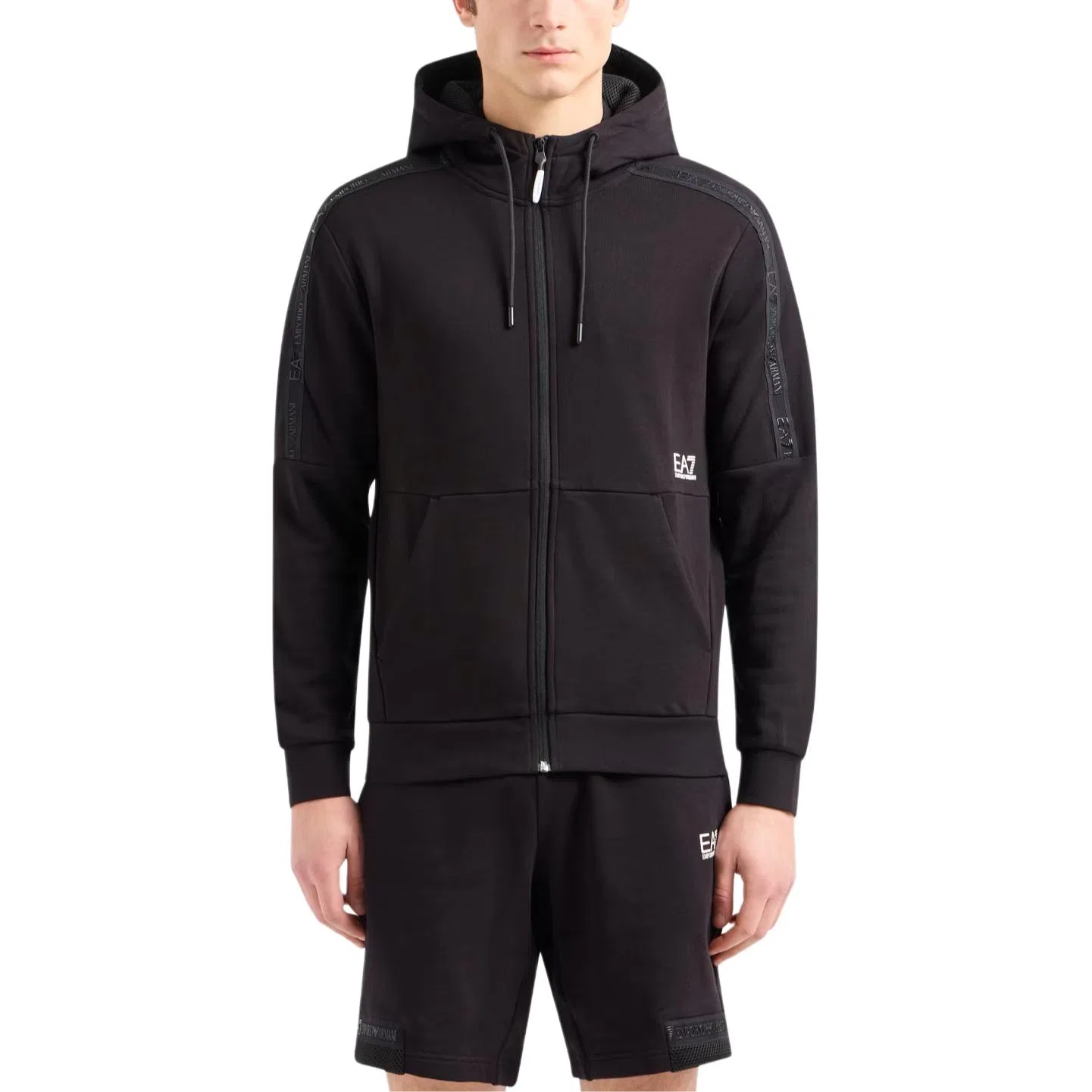 Мужской свитшот EMPORIO ARMANI EA7, Black — фото 4