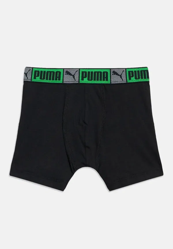 Трусы с принтом Puma, черный/зеленый — фото 3