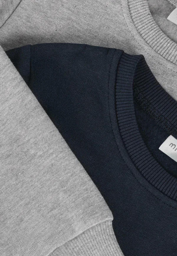 Комплект из 2 свитшотов Marl Misweatshirt Minymo Dark темно-синий — фото 4