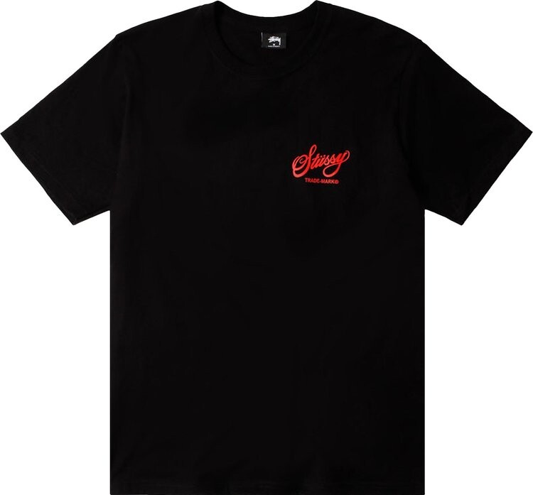 

Футболка Stussy Bottlecap Tee 'Black', черный