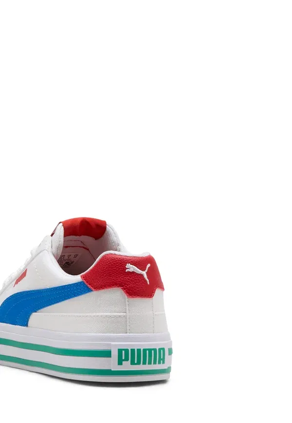 Кроссовки с текстильным верхом Court Classic Vulc FS JR Puma, White Dim, белый — фото 4