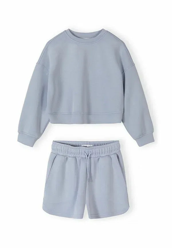 Комплект: свитшот и брюки, дышащий, Crew neck and set, Minoti, синий — фото 3