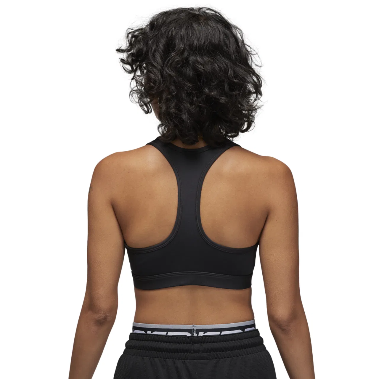 Женский спортивный бюстгальтер с средним уровнем поддержки Jordan Sport Jumpman Bra, Jordan, White/Black — фото 2