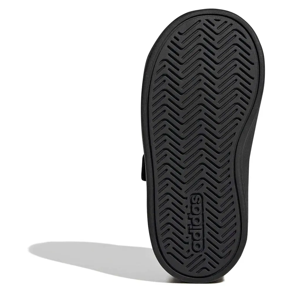 Детские кроссовки для девочек с принтом Grand Court 3.0 Adidas, Black — фото 3