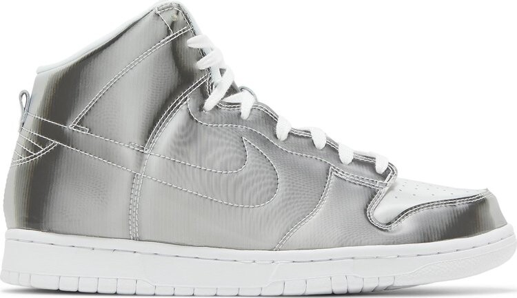 

Кроссовки Nike CLOT x Dunk High 'Flux', серебряный, Серый, Кроссовки Nike CLOT x Dunk High 'Flux', серебряный
