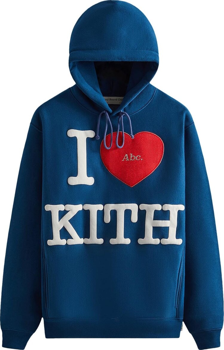 

Худи Kith For Advisory Board Crystals I Love Kith Hoodie 'Navy', синий