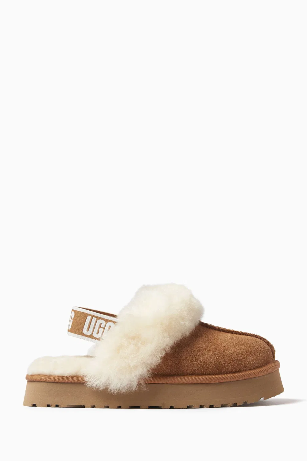 Шлепанцы детские Funkette UGG, коричневый — фото 3