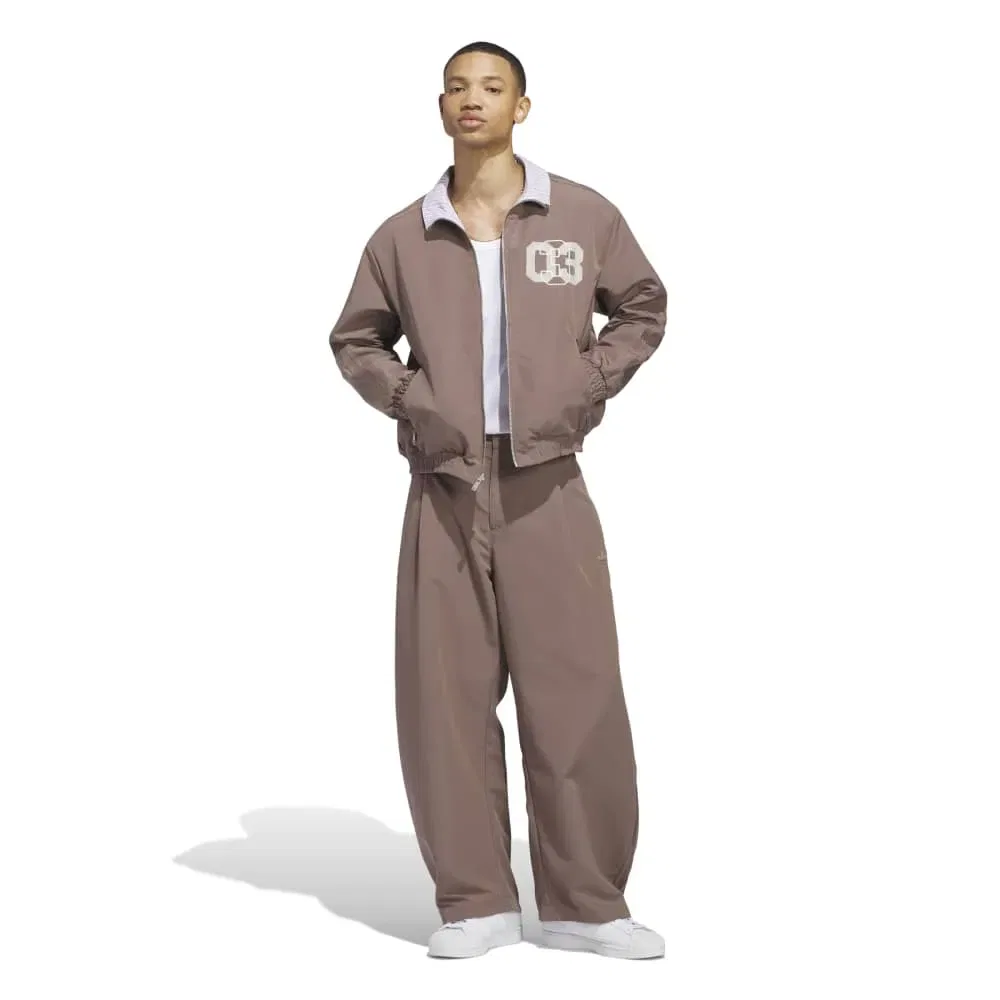 Мужская куртка из гладкой ткани Firebird Adidas Originals, Brown — фото 4