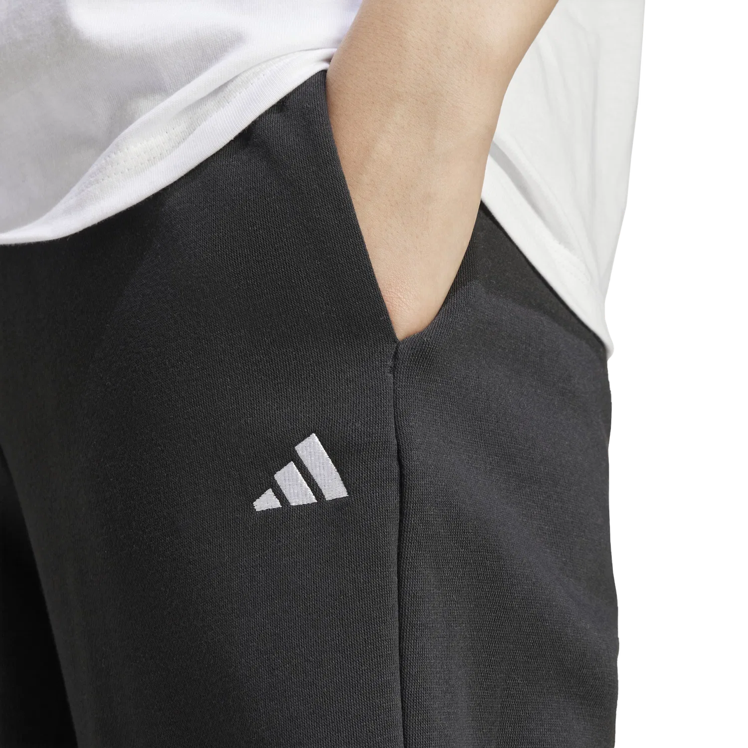 Женские спортивные штаны свободного кроя Adidas, черный — фото 4