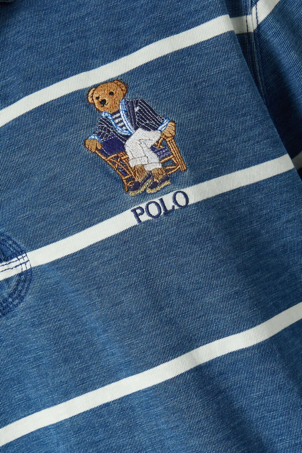 Свитшот в полоску из флиса Polo Ralph Lauren — фото 4