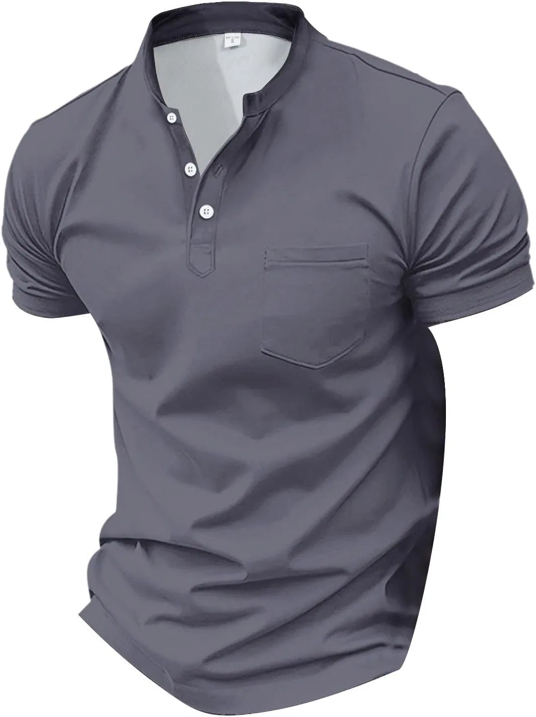 Мужская спортивная футболка с текстурным жаккардом Dry Fit, Grey — фото 3