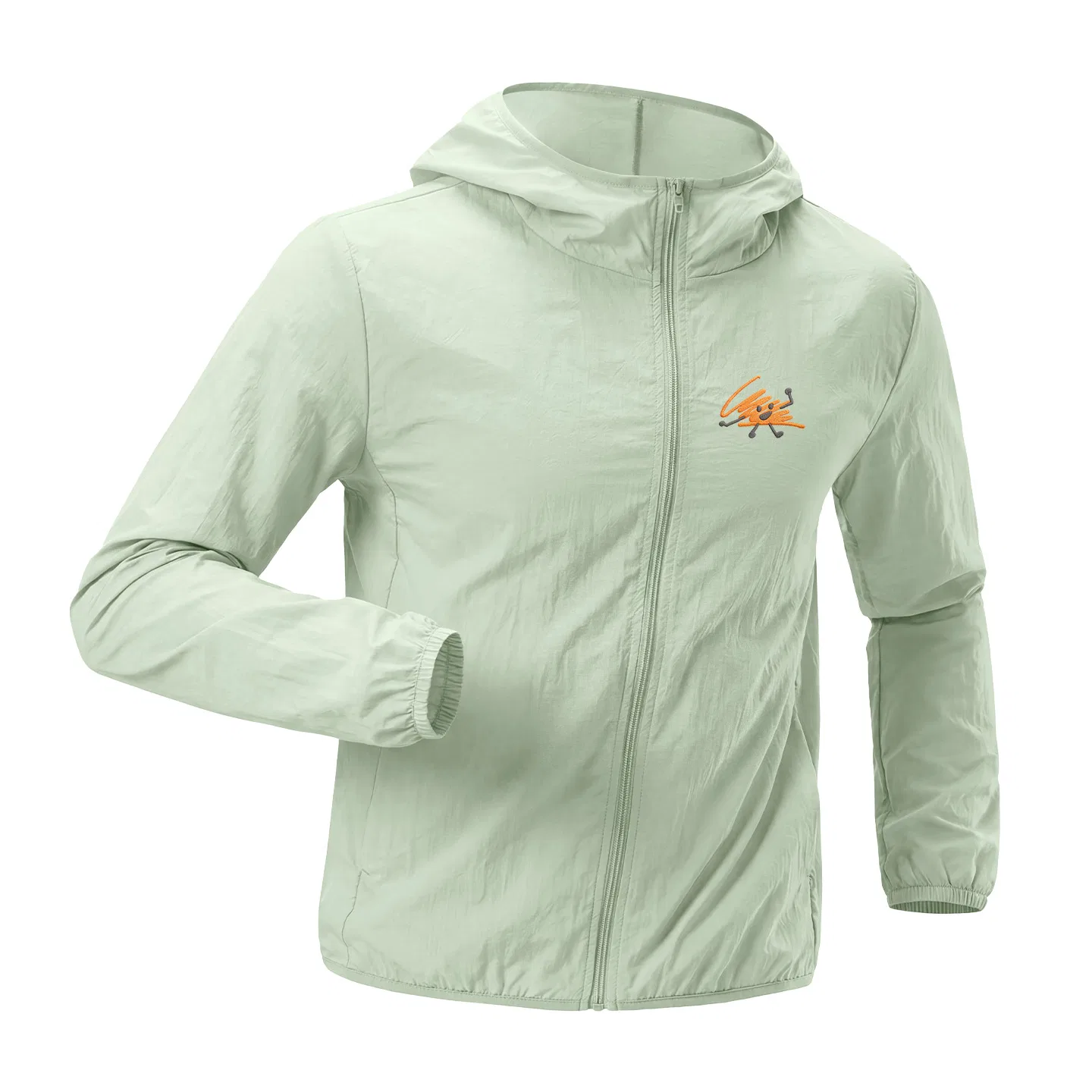 Детская куртка для защиты от солнца с капюшоном MINISO, Light Gray — фото 4