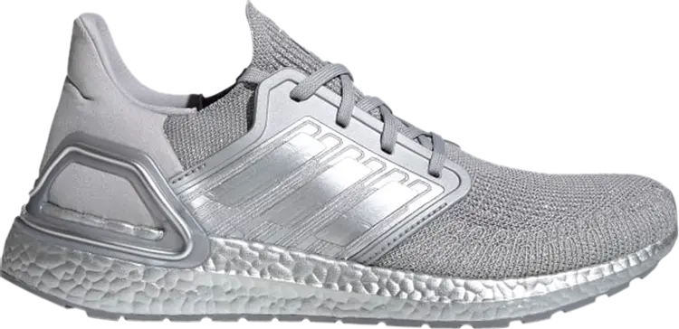 

Кроссовки Adidas UltraBoost 20 'Silver Metallic', серебряный, Серый, Кроссовки Adidas UltraBoost 20 'Silver Metallic', серебряный