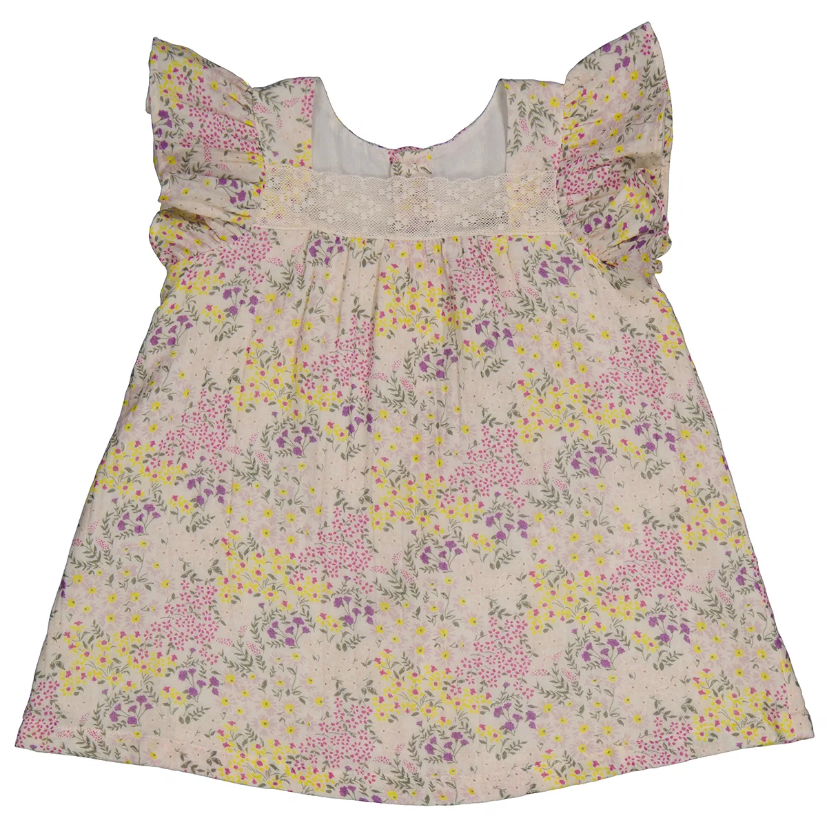 Платье с принтом Flower Prairie Ditsy Floral Flutter Sleeve Dress Bonton, Flower Prairie