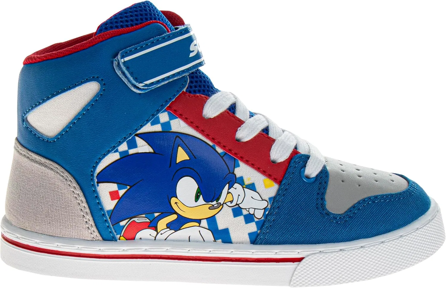 Детские кроссовки для мальчиков с принтом Sonic The Hedgehog Josmo, Blue — фото 3