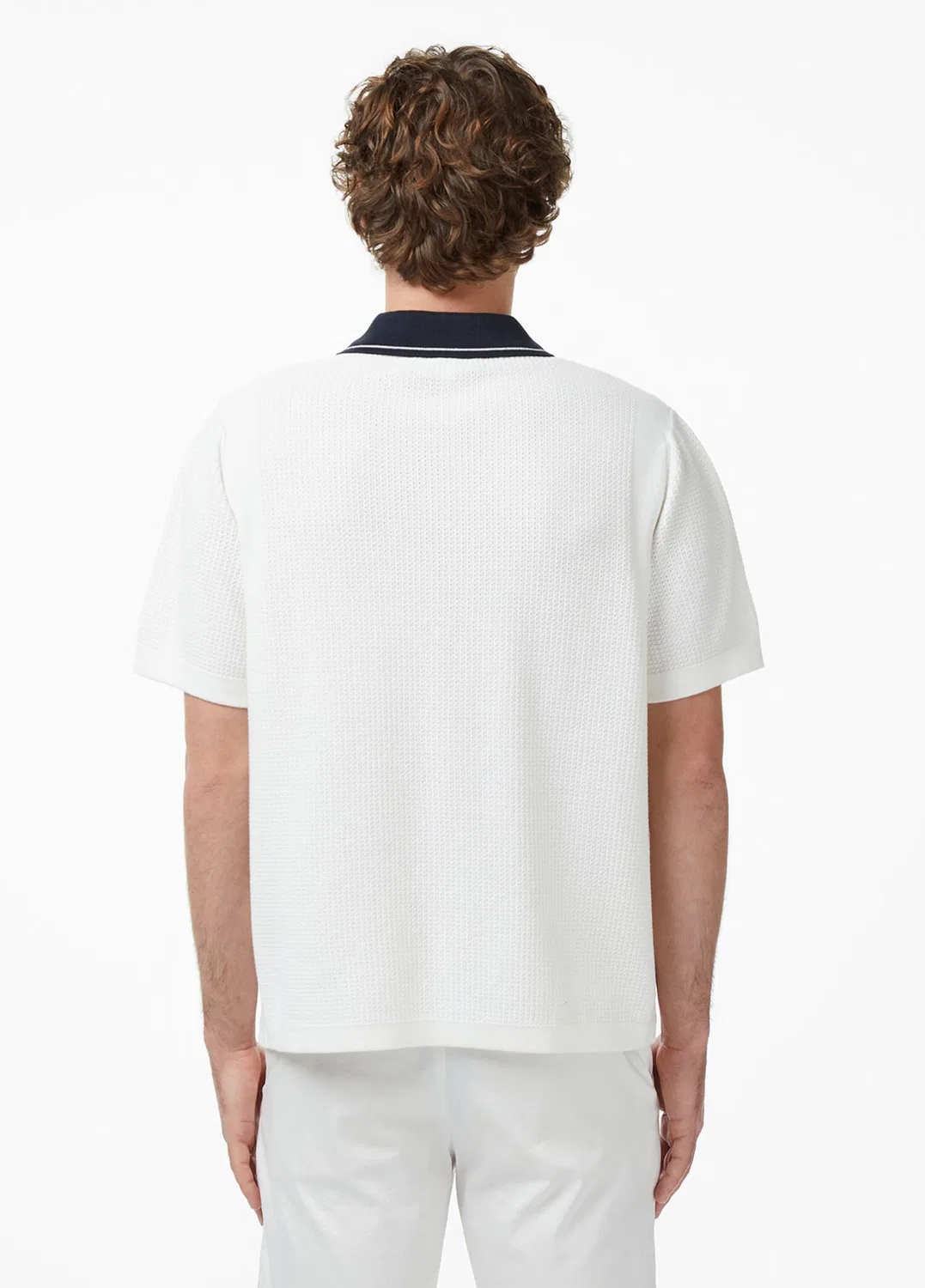 Трикотажный джемпер Lacoste Classic Fit, белый — фото 3