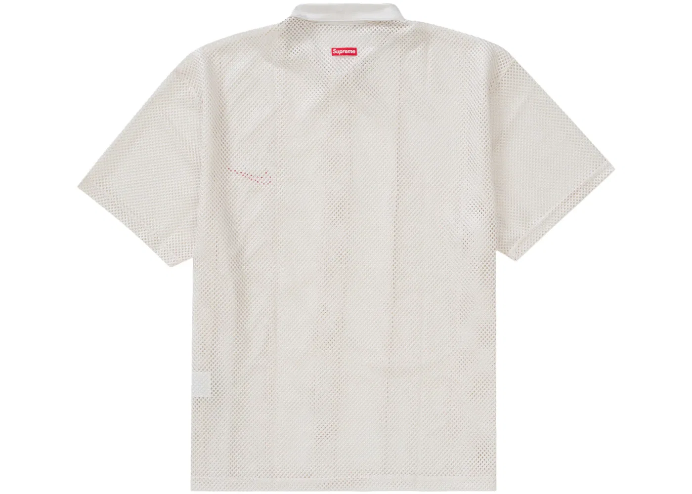 Мужская футболка с сетчатым материалом Supreme Shirt, White — фото 2
