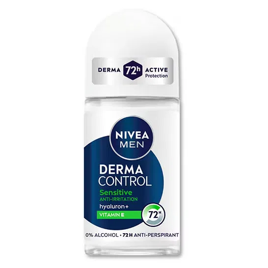Дезодорант-ролик с витамином E NIVEA Anti irritación 72h Vitamin E Derma Control Sensitive, 50 мл