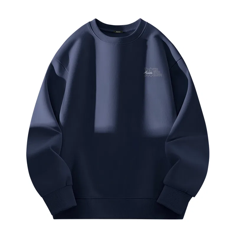 Детское свитшот с принтом MINISO, Navy Blue