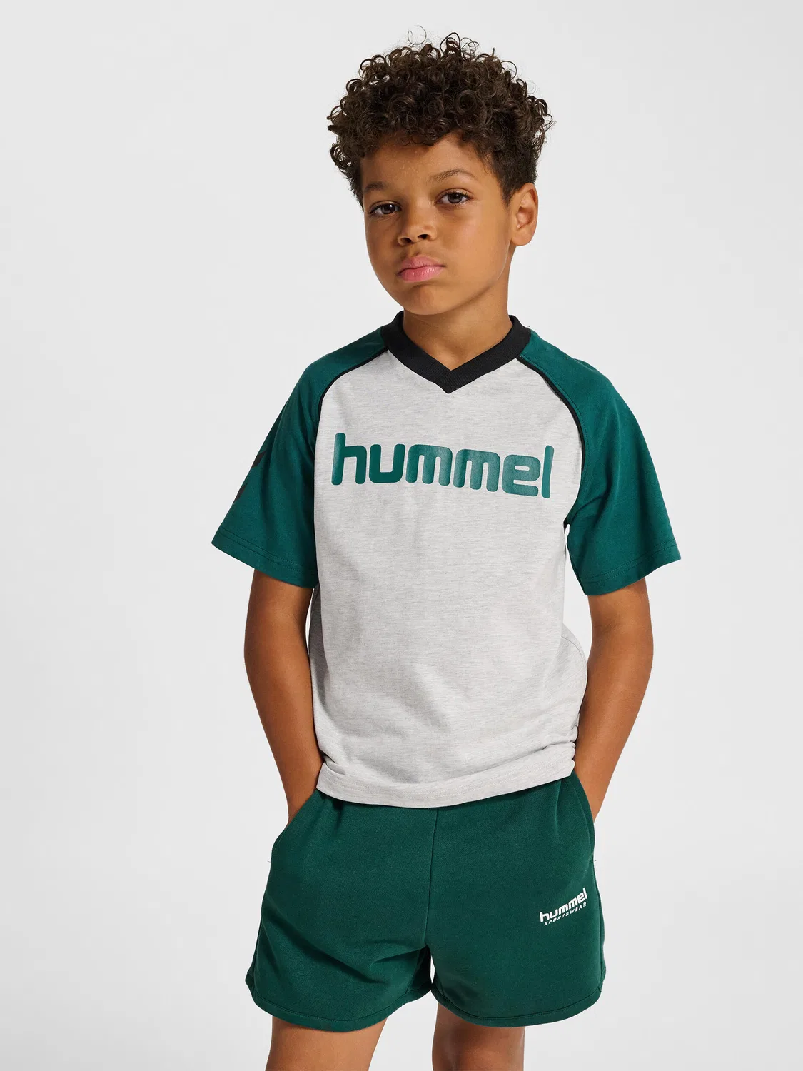 Детская футболка с длинным рукавом Hmljr Reg Hummel, Grau Hellgrau