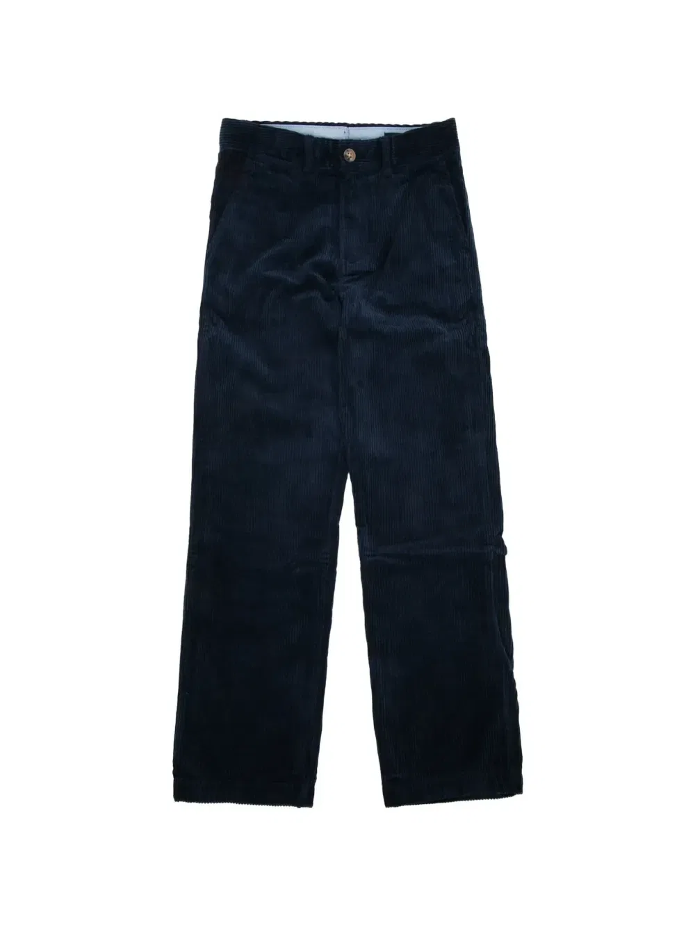 Вельветовые брюки с вышитым логотипом POLO RALPH LAUREN KIDS, синий