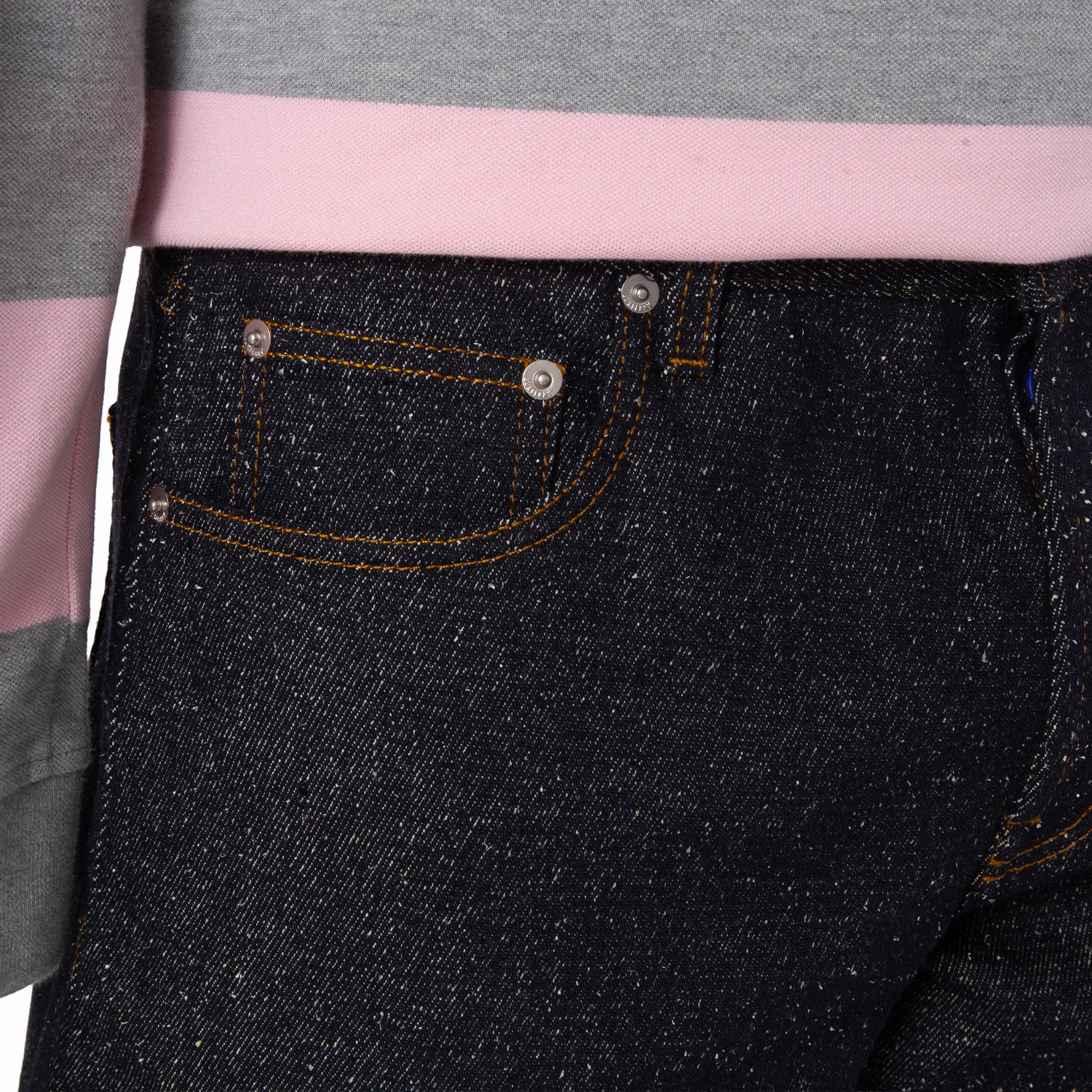 Джинсы классические пятикарманные Regular Fit Denim Jeans Burberry, Indigo — фото 2