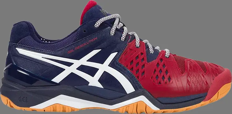 

Кроссовки gel-resolution 6 Asics, красный