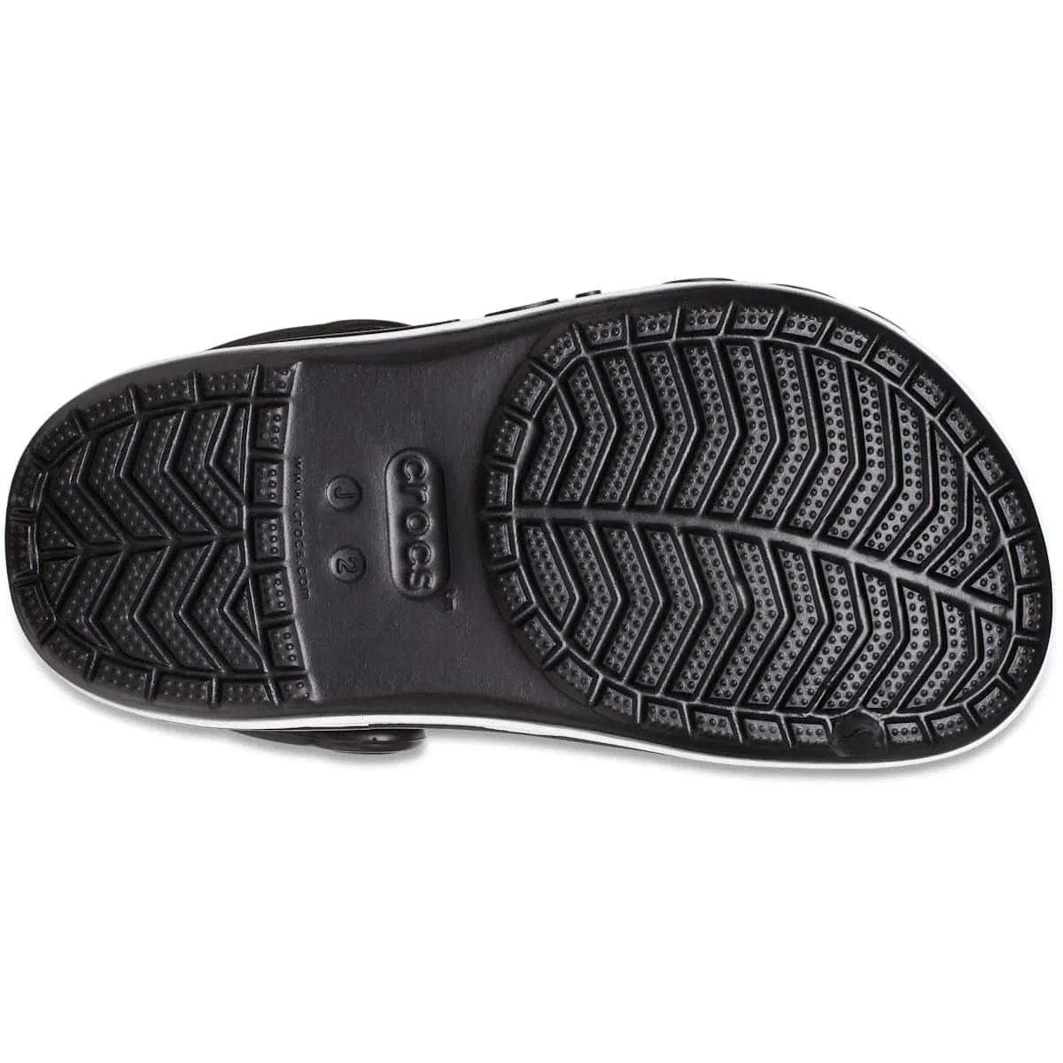 Детские кроссовки для девочек с закрытым носком Bayaband Crocs, Black — фото 4