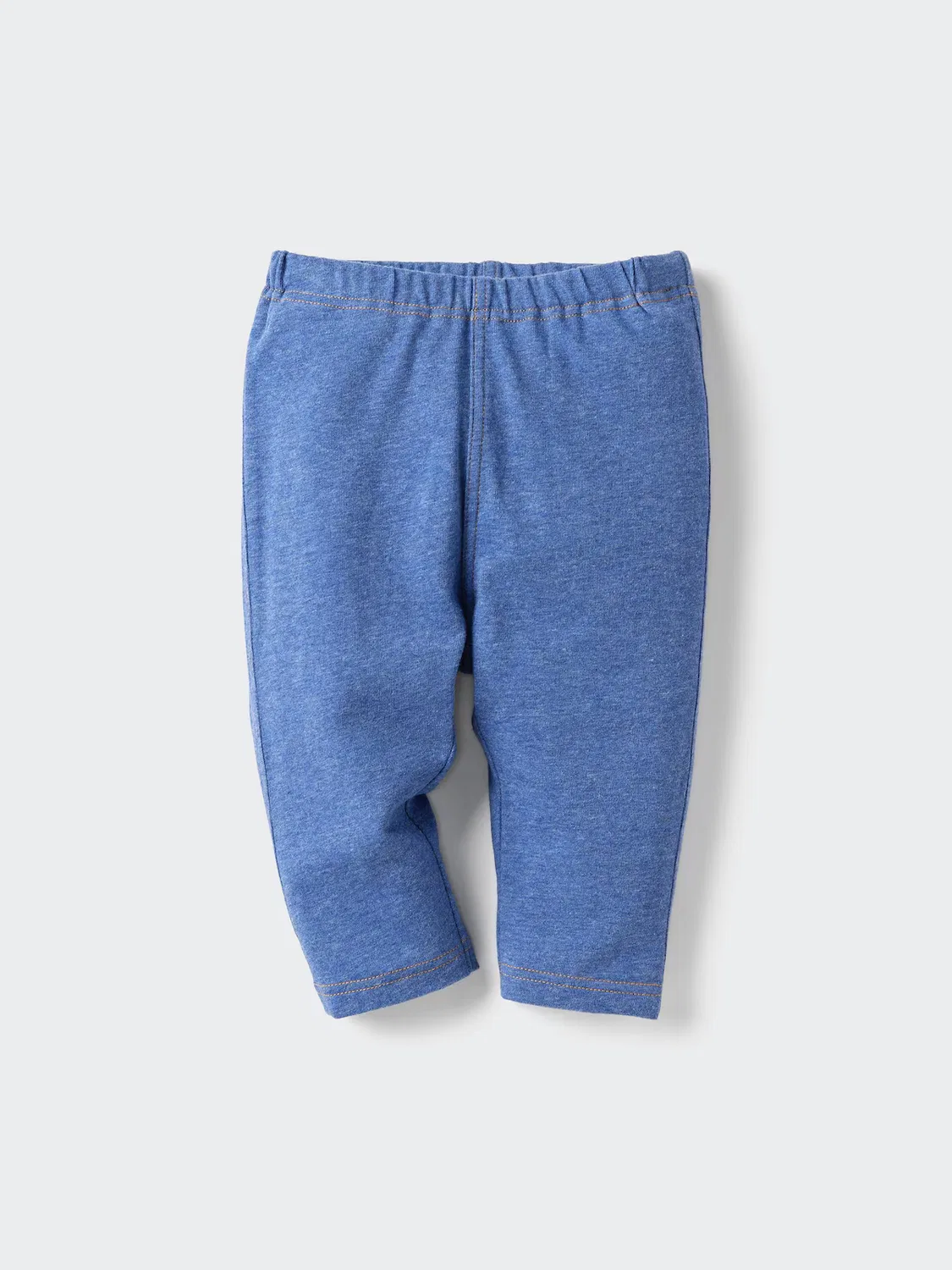 Леггинсы Airism Uniqlo, длина 7/8, базовый крой, синий