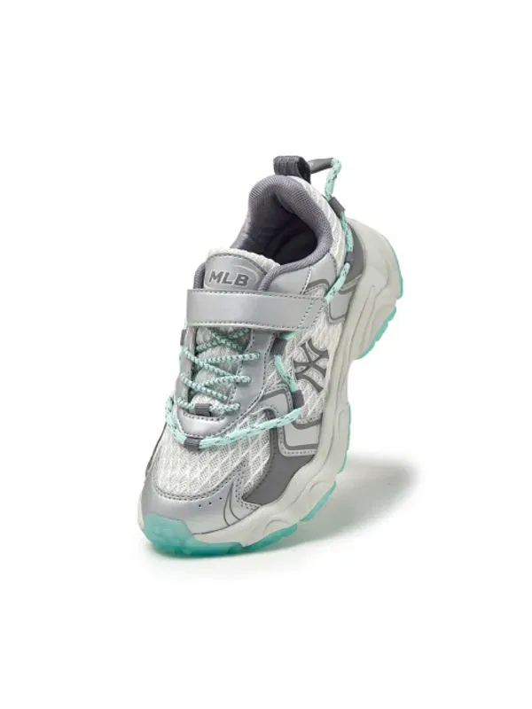 Кроссовки Cargo Chunky Lace Junior NY, Mlb Kids, серебристый — фото 3
