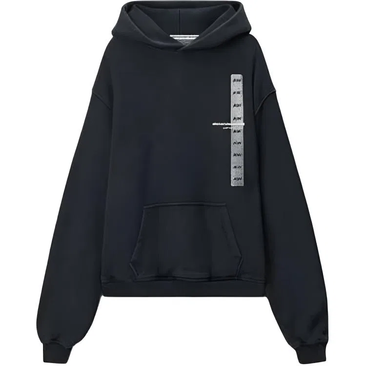Детский свитшот с капюшоном Alexander Wang, Washed Black