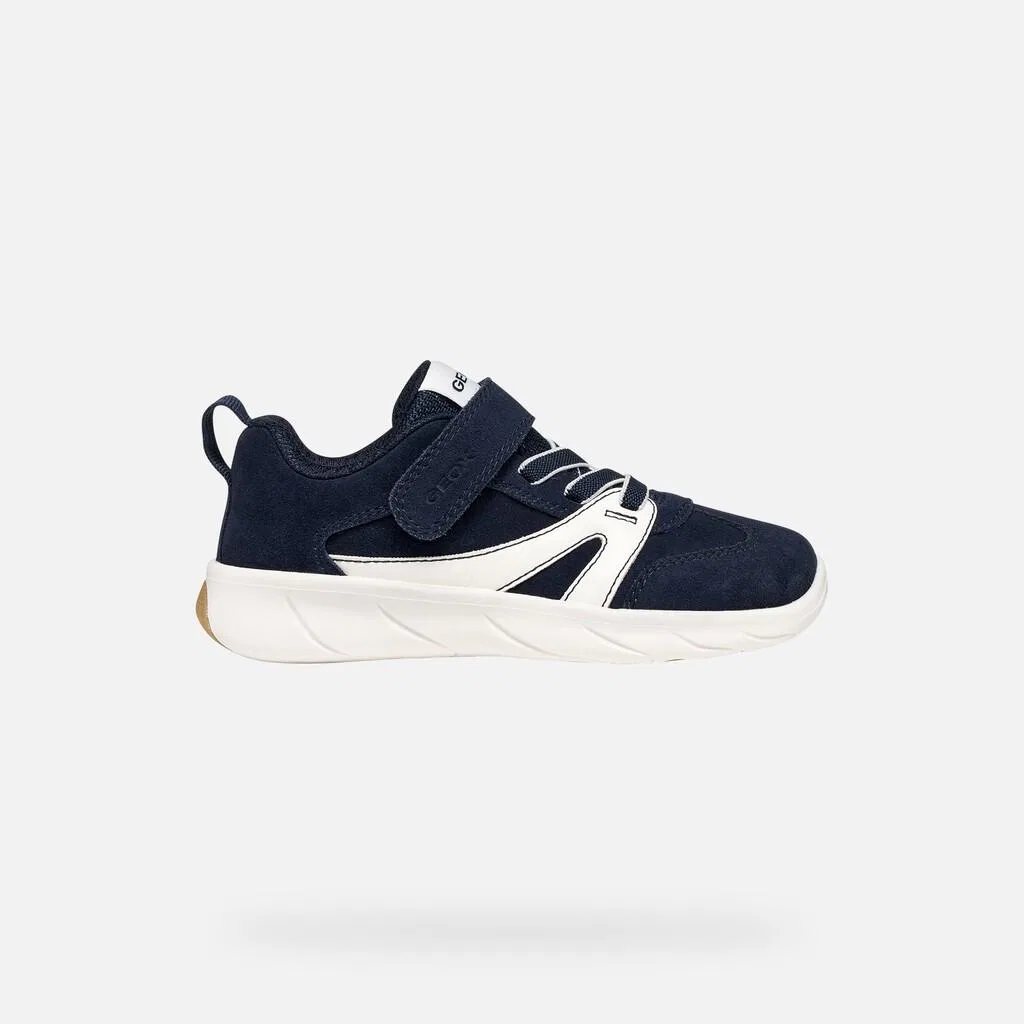 Детские кроссовки Geox Foot-Run, Kosmosblau Weiss — фото 2