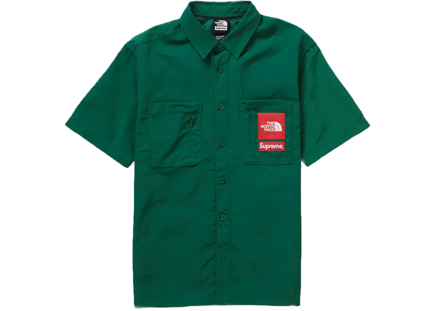 Мужская футболка с принтом Supreme The North Face Trekking, Dark Green