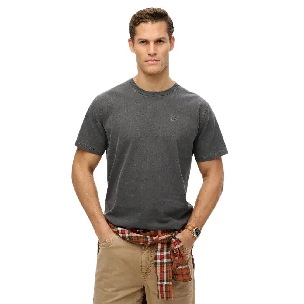 Мужская футболка Superdry Essentials, Цвет Grau / Kohlengrau — фото 2